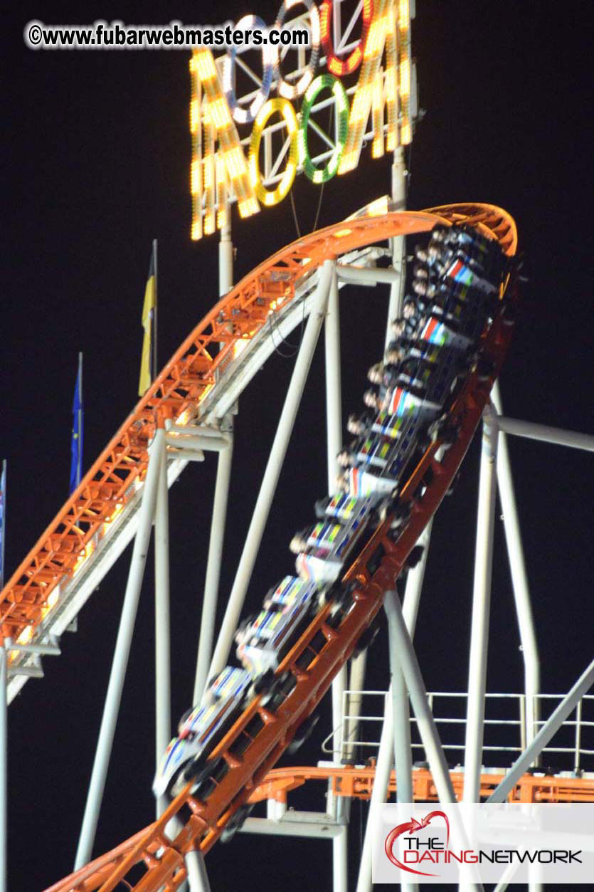 Beer tent seating in the legendary Hacker Festzelt