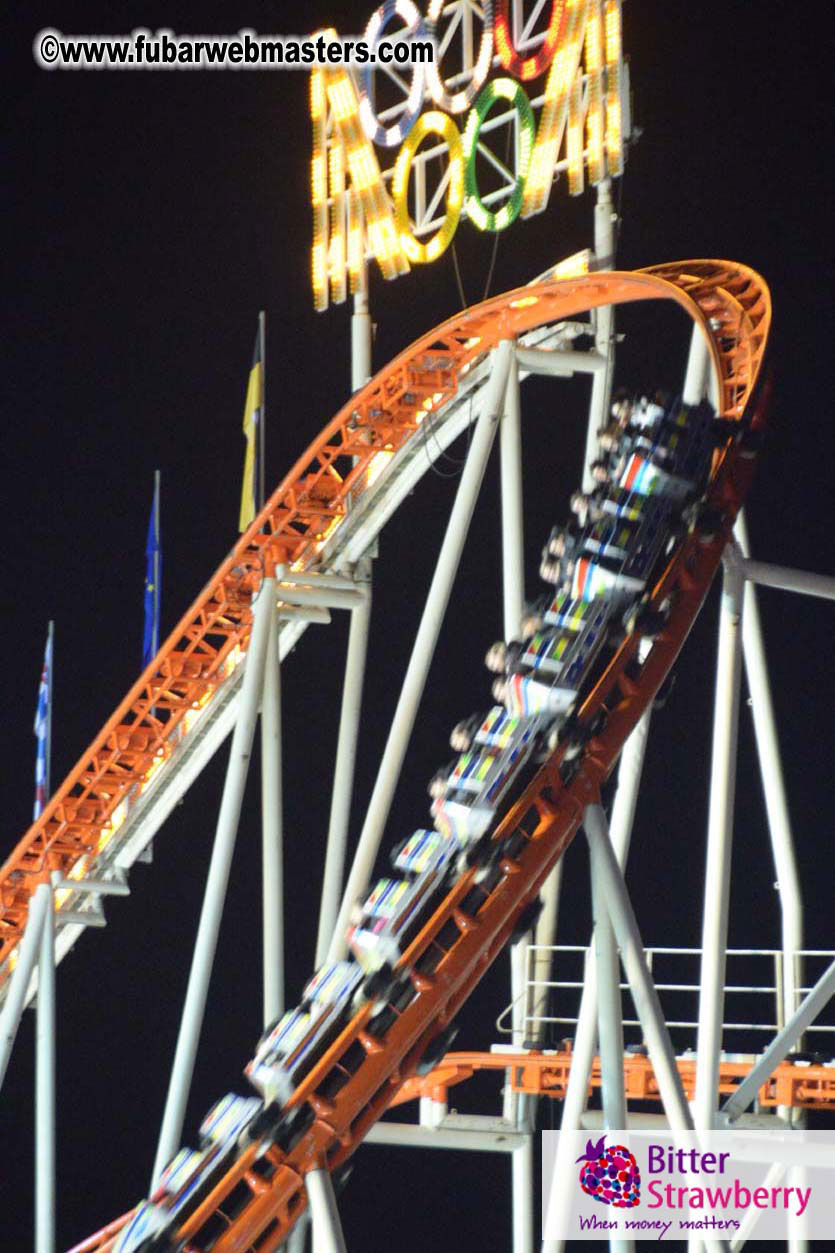 Beer tent seating in the legendary Hacker Festzelt