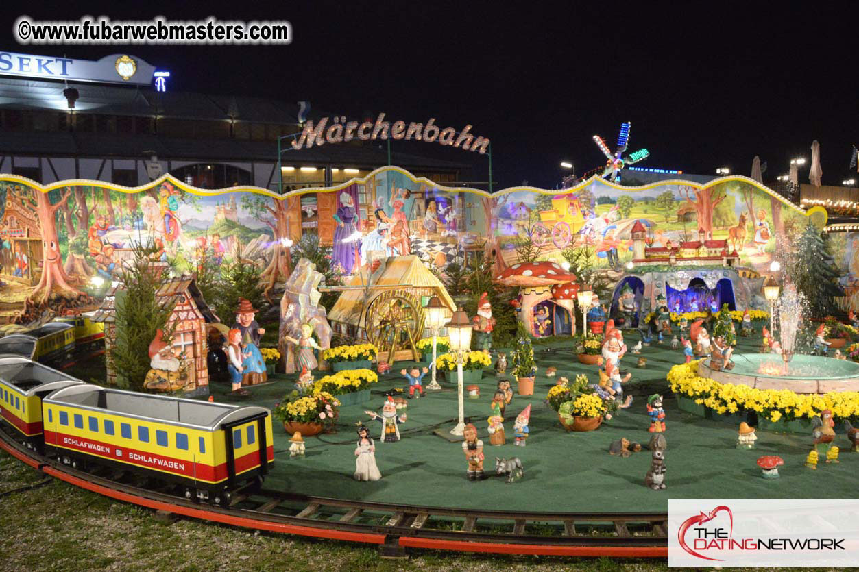 Beer tent seating in the legendary Hacker Festzelt