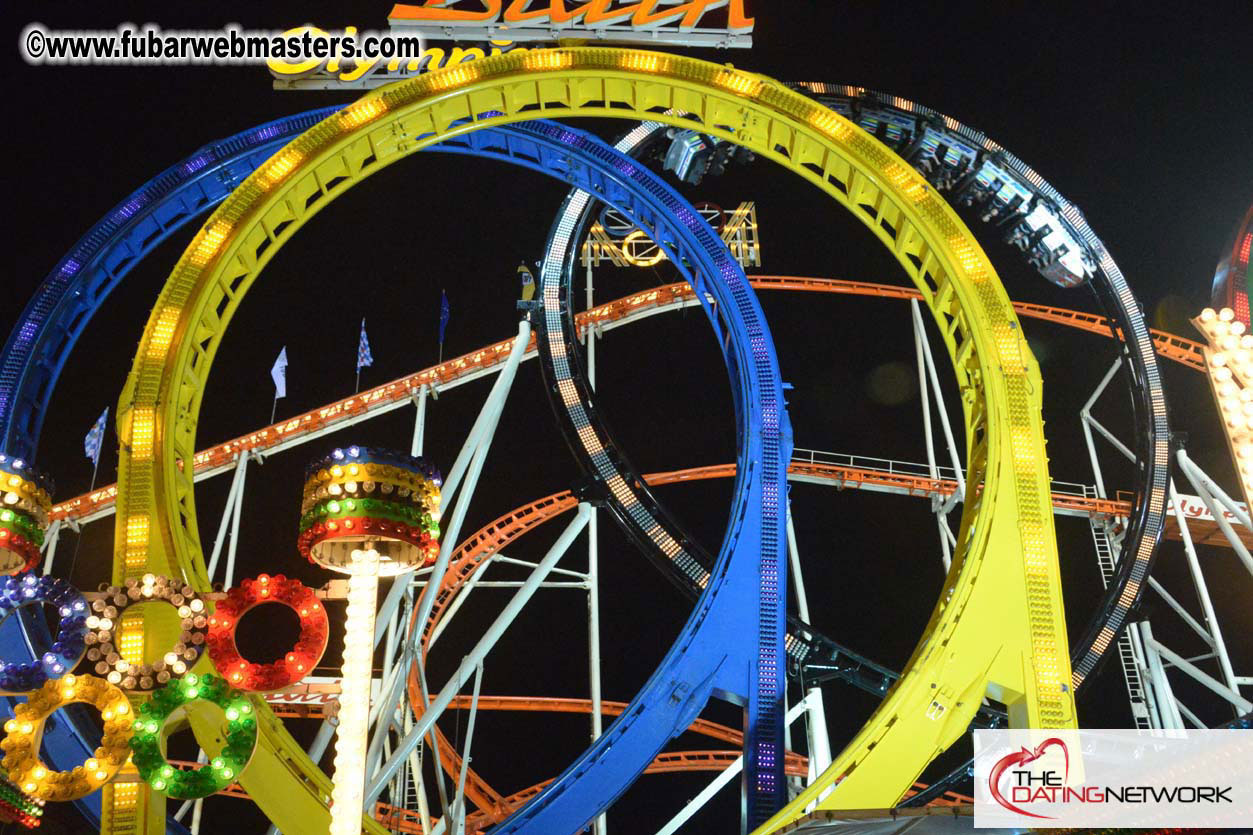 Beer tent seating in the legendary Hacker Festzelt