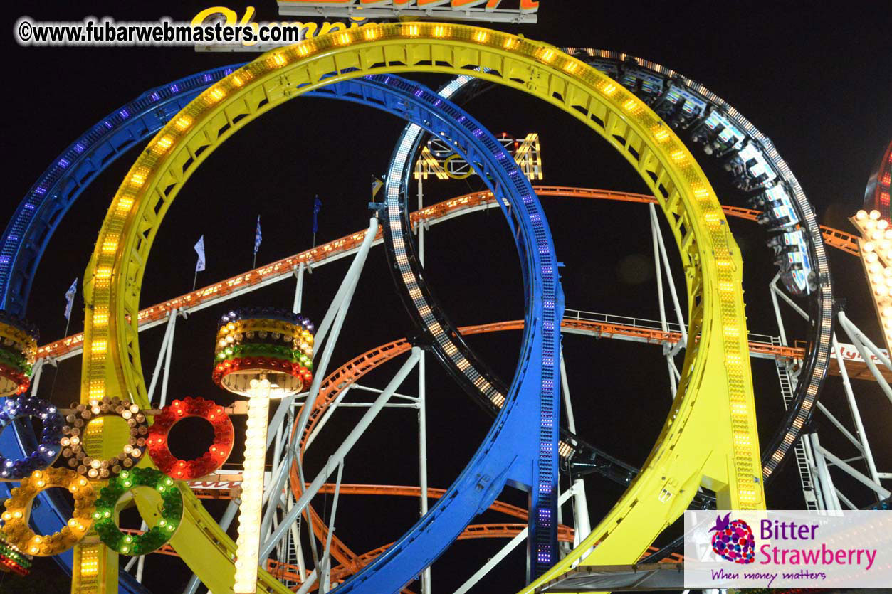 Beer tent seating in the legendary Hacker Festzelt