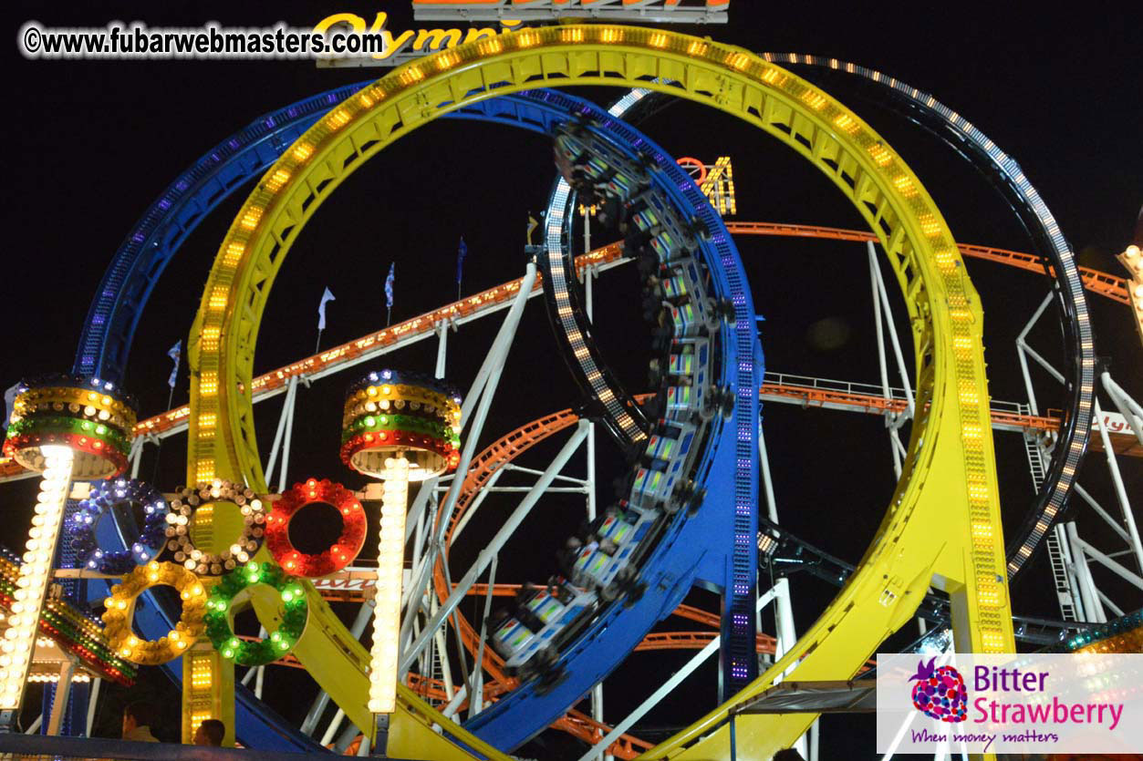 Beer tent seating in the legendary Hacker Festzelt