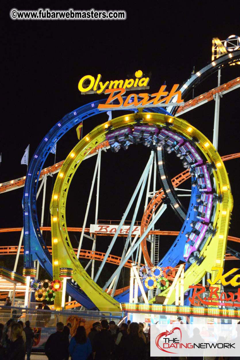 Beer tent seating in the legendary Hacker Festzelt