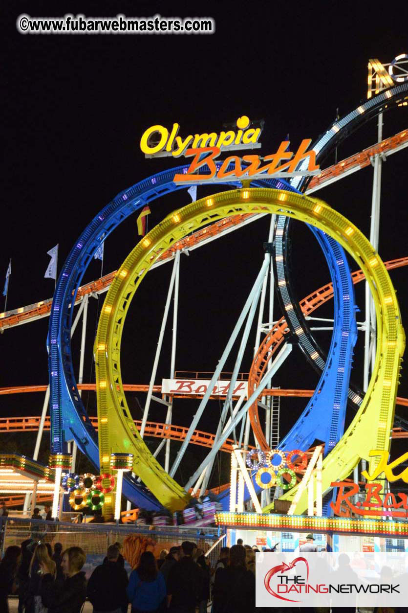 Beer tent seating in the legendary Hacker Festzelt