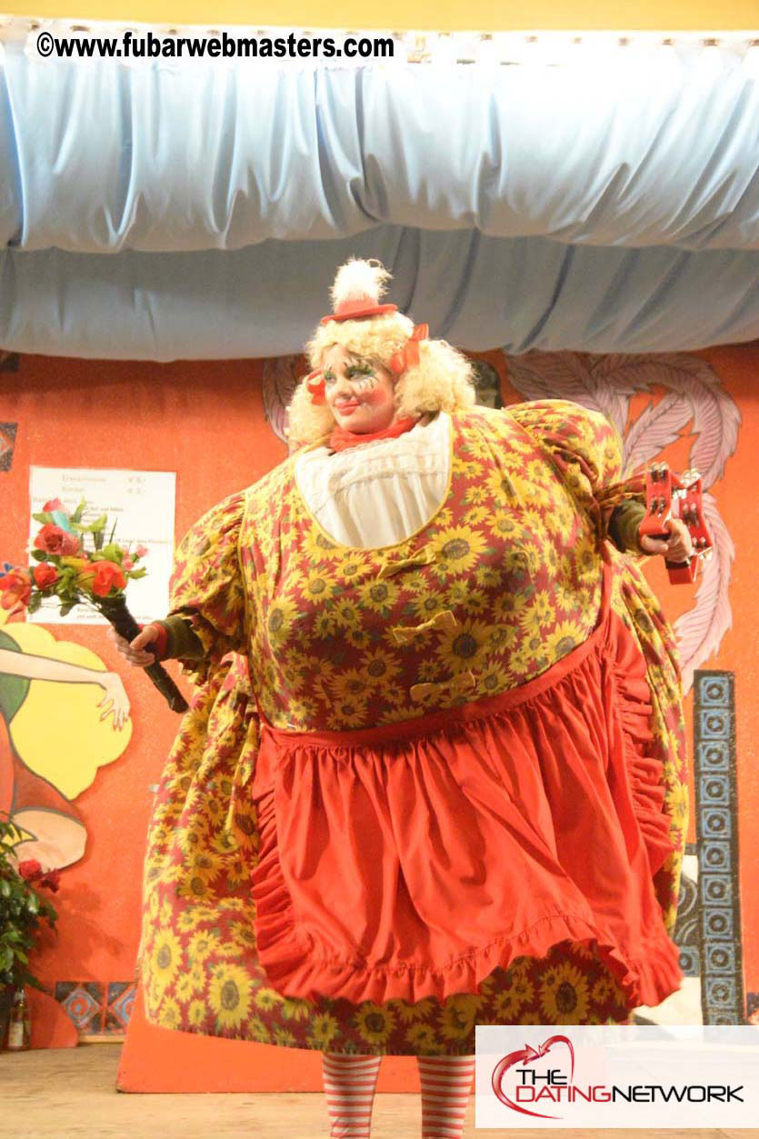 Beer tent seating in the legendary Hacker Festzelt
