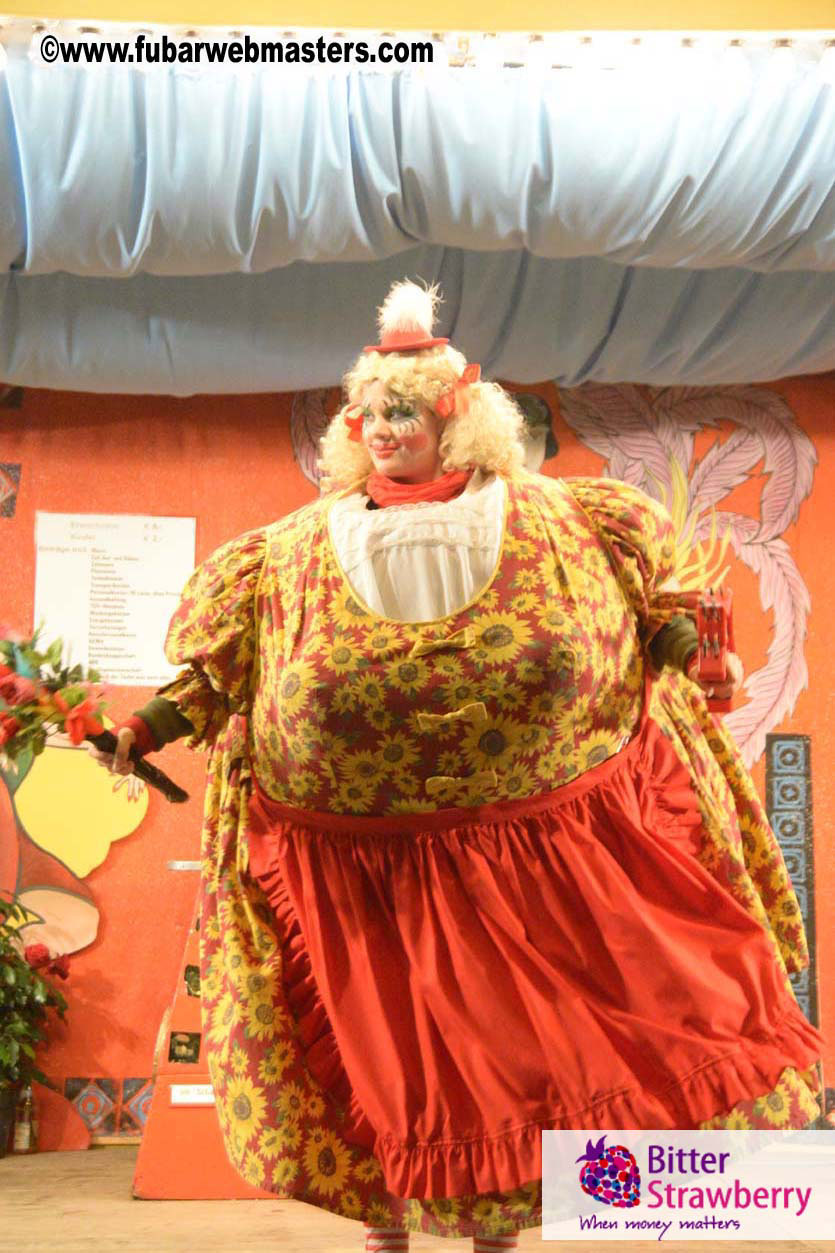 Beer tent seating in the legendary Hacker Festzelt