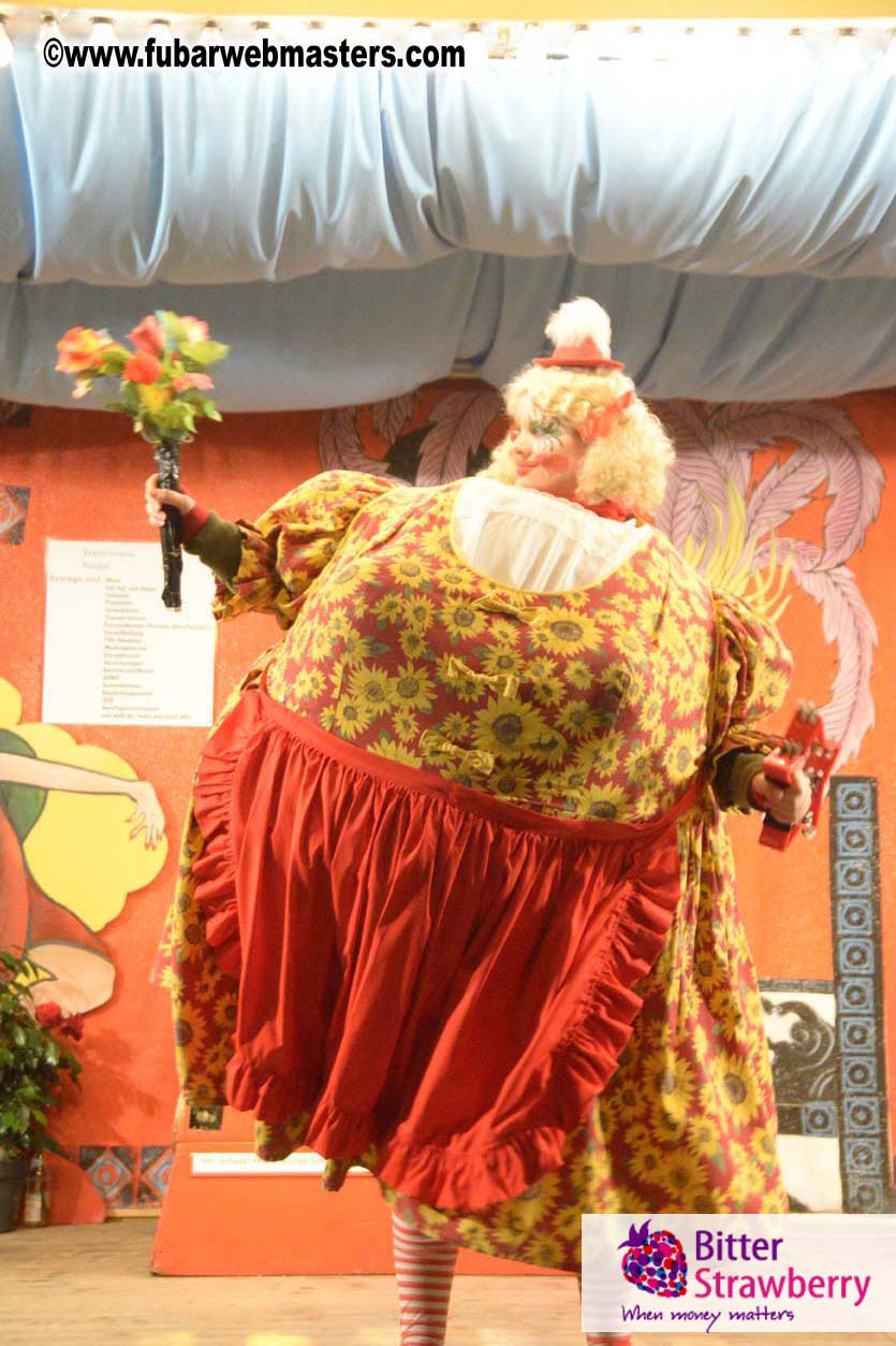 Beer tent seating in the legendary Hacker Festzelt