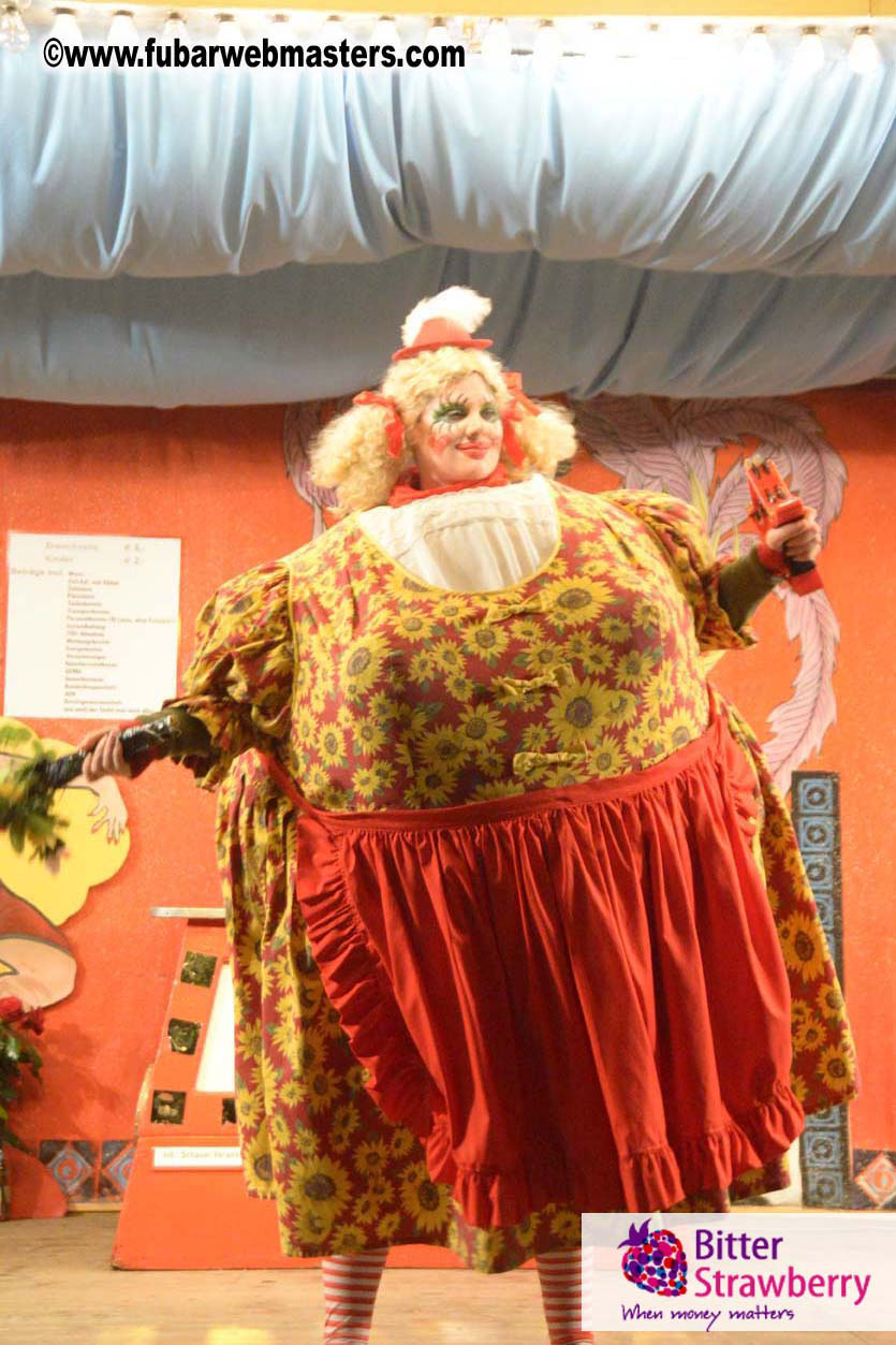 Beer tent seating in the legendary Hacker Festzelt