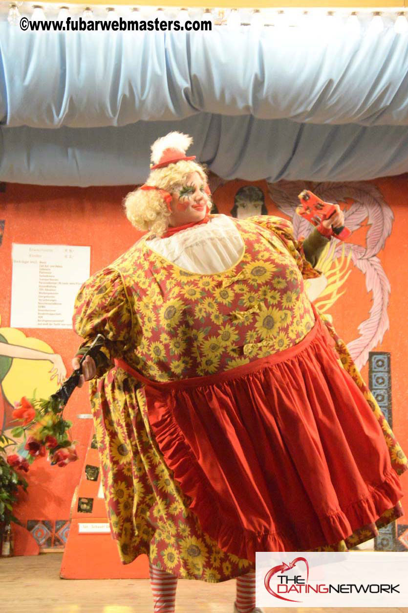 Beer tent seating in the legendary Hacker Festzelt