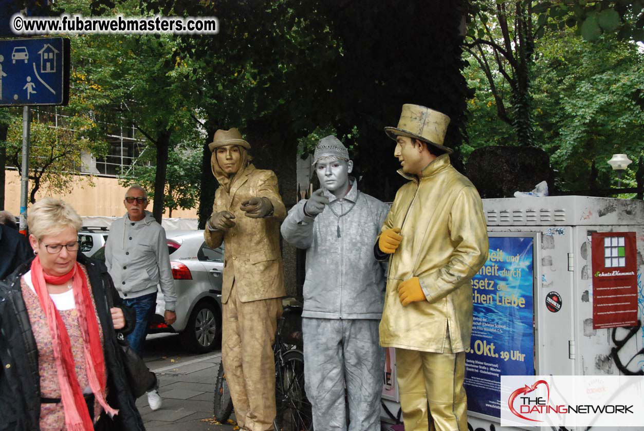 Beer tent seating in the legendary Hacker Festzelt