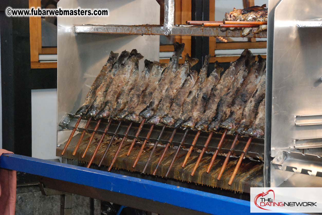 Beer tent seating in the legendary Hacker Festzelt