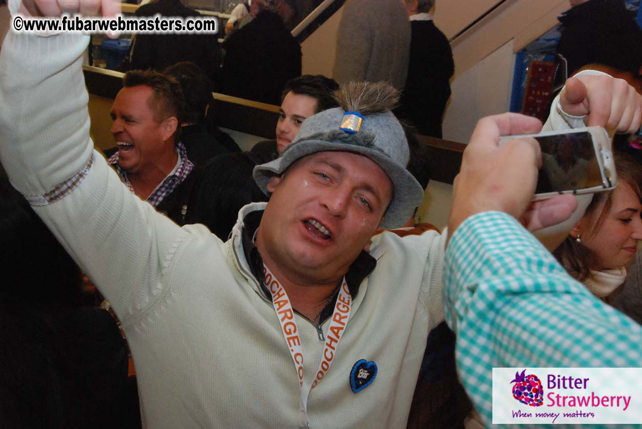 Beer tent seating in the legendary Hacker Festzelt