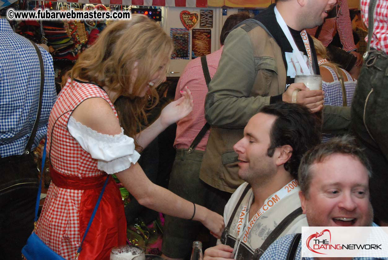 Beer tent seating in the legendary Hacker Festzelt