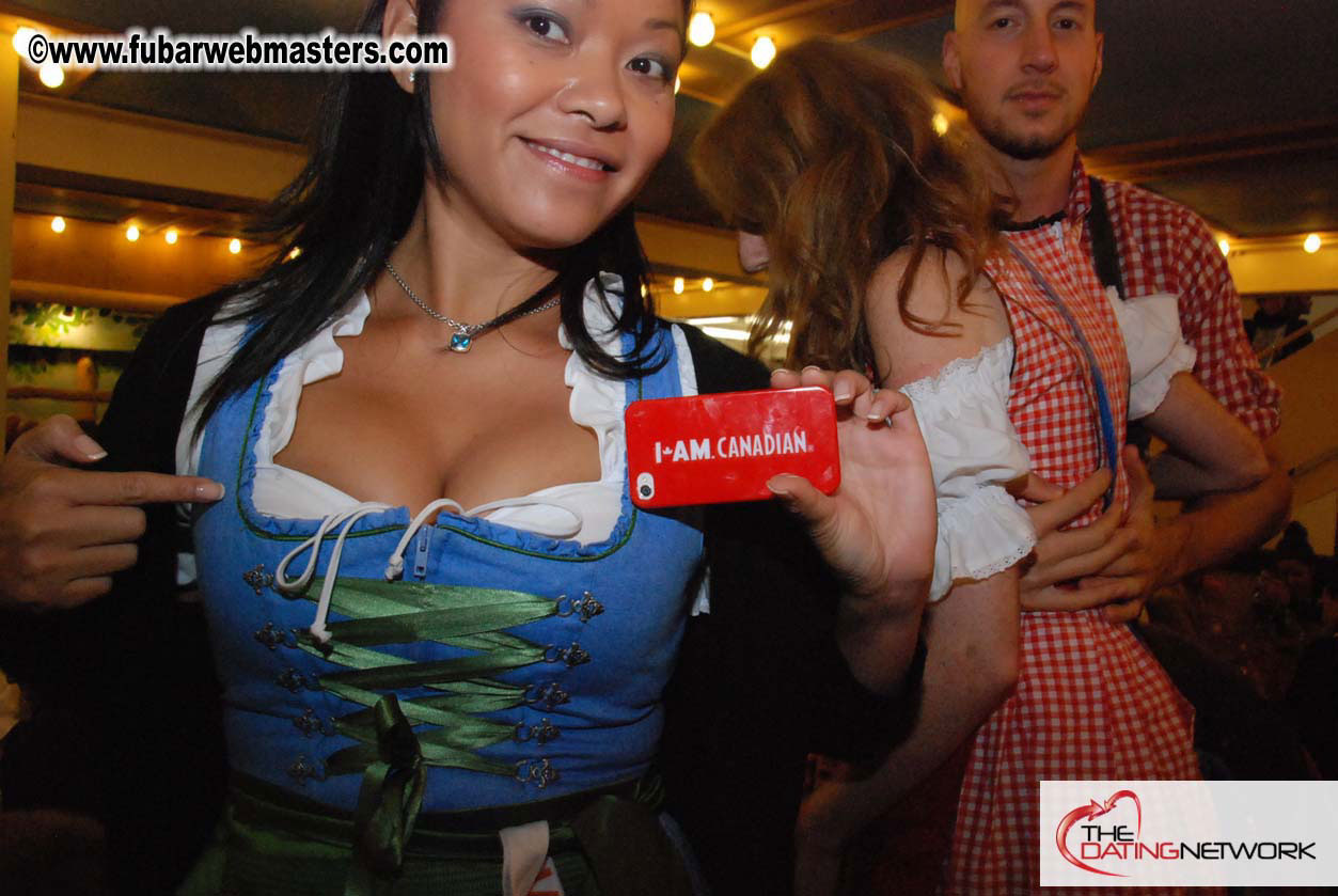 Beer tent seating in the legendary Hacker Festzelt