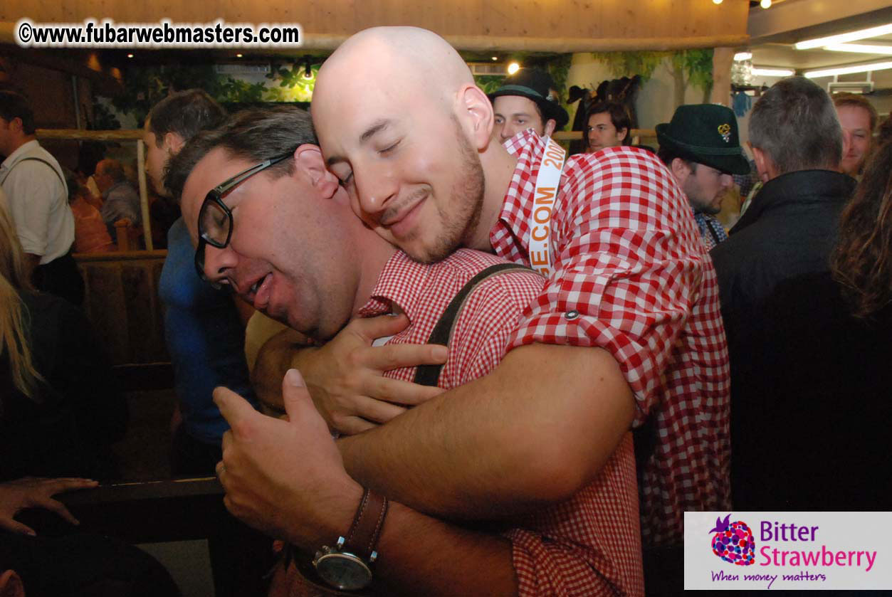 Beer tent seating in the legendary Hacker Festzelt