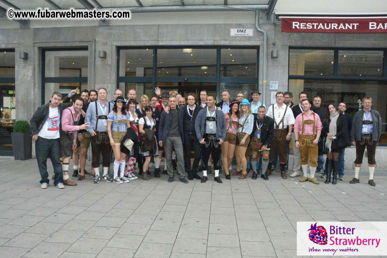 Seating in the legendary beer tent Zur Bratwurst