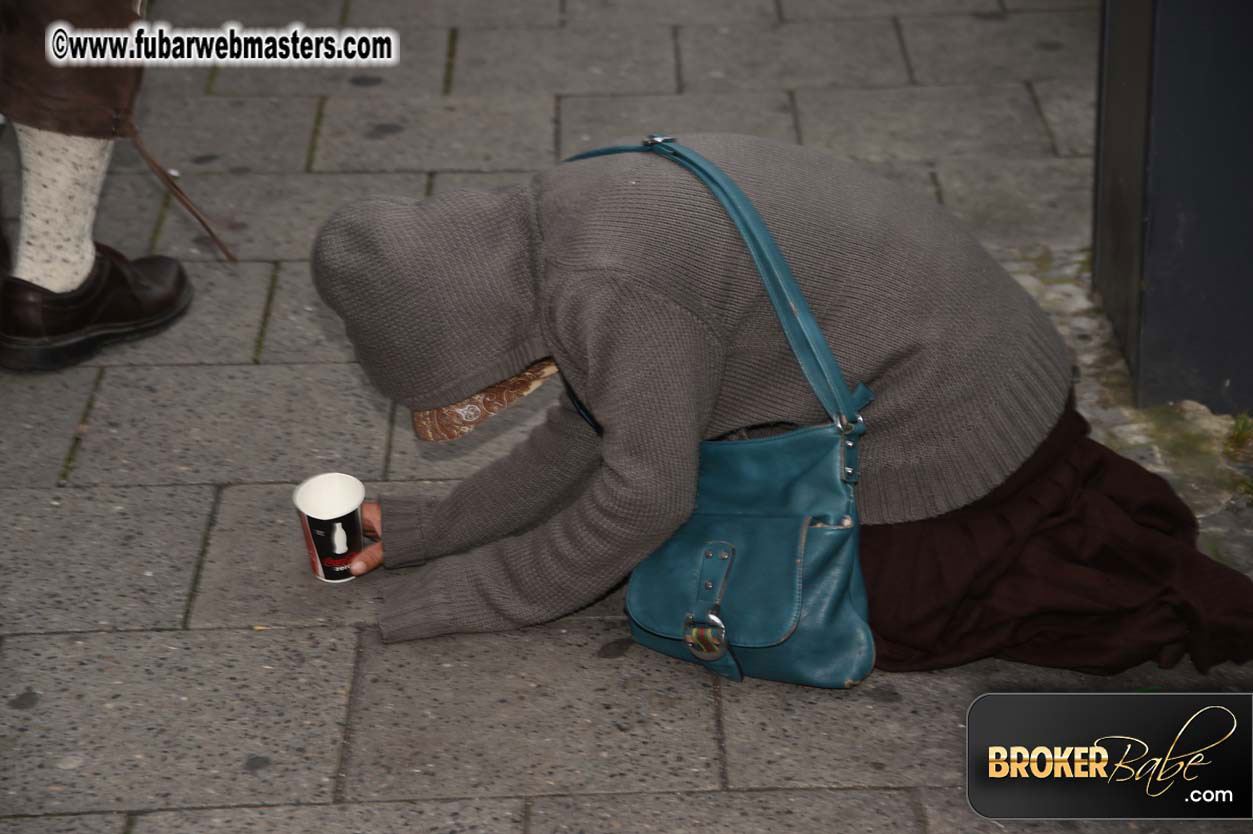 HustlerCash and Gamma Entertainment beer tent