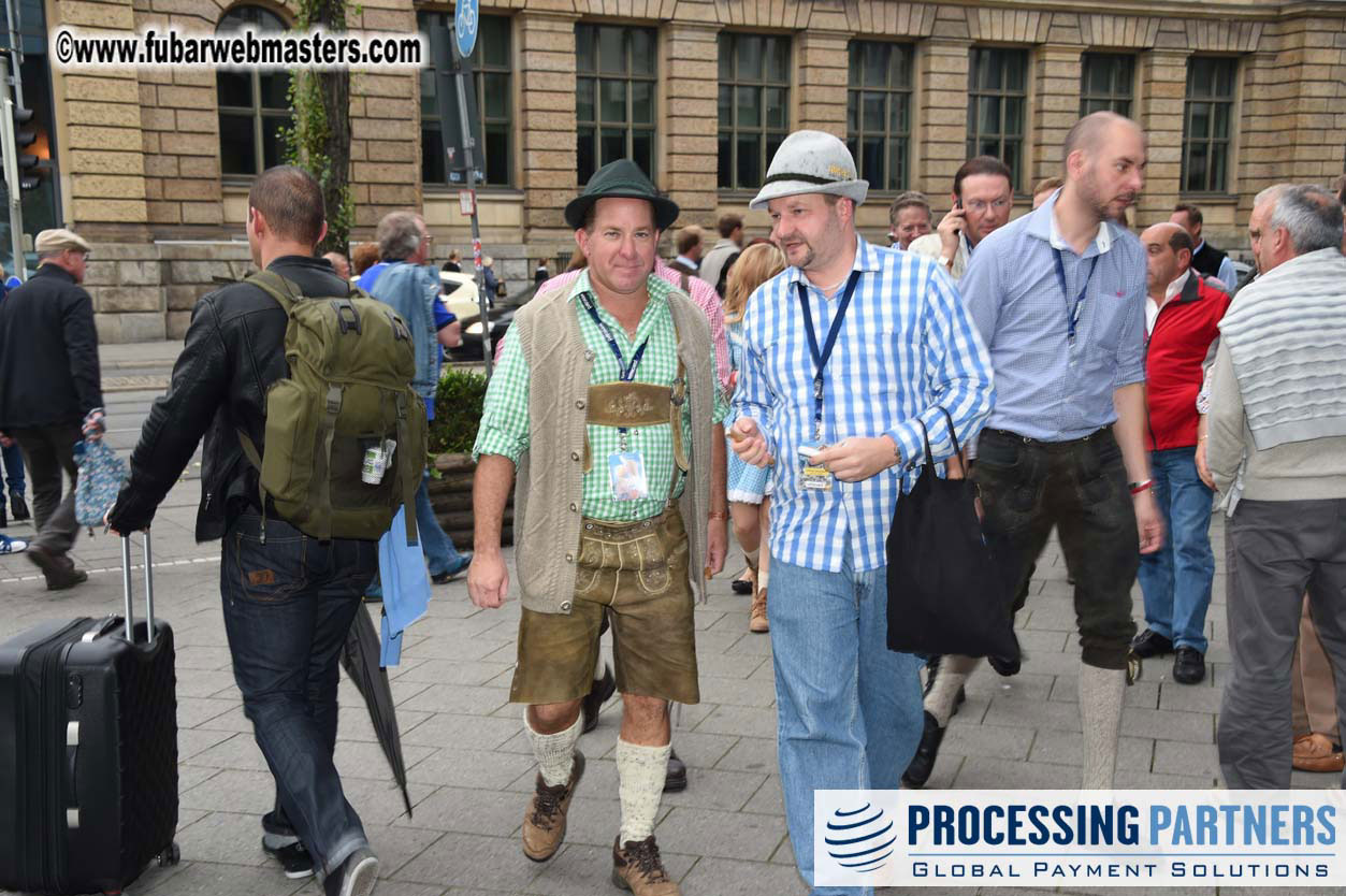 HustlerCash and Gamma Entertainment beer tent