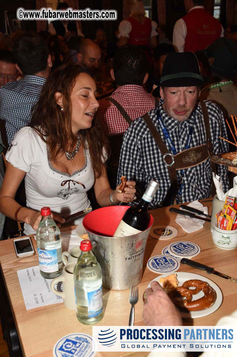 HustlerCash and Gamma Entertainment beer tent