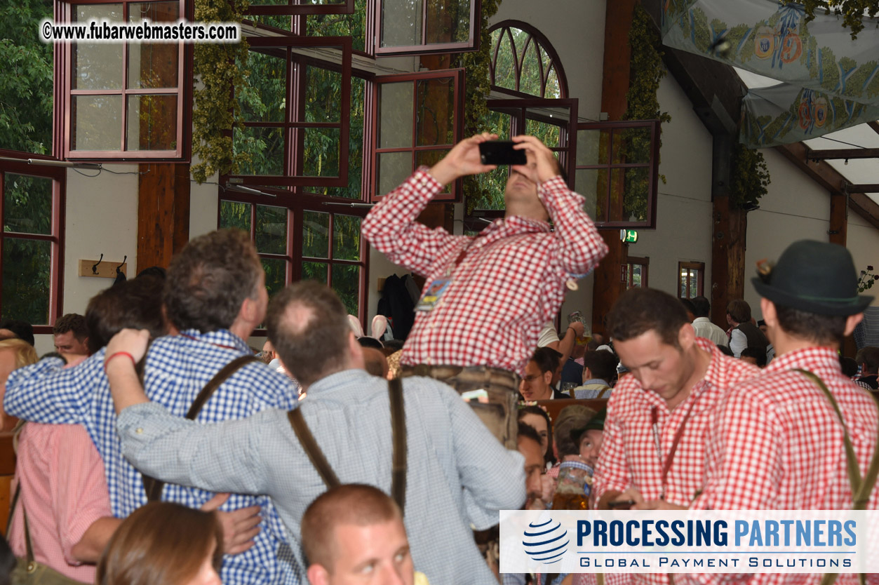 Day 1 beer tent seating