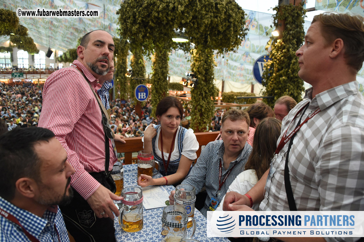 Day 1 beer tent seating