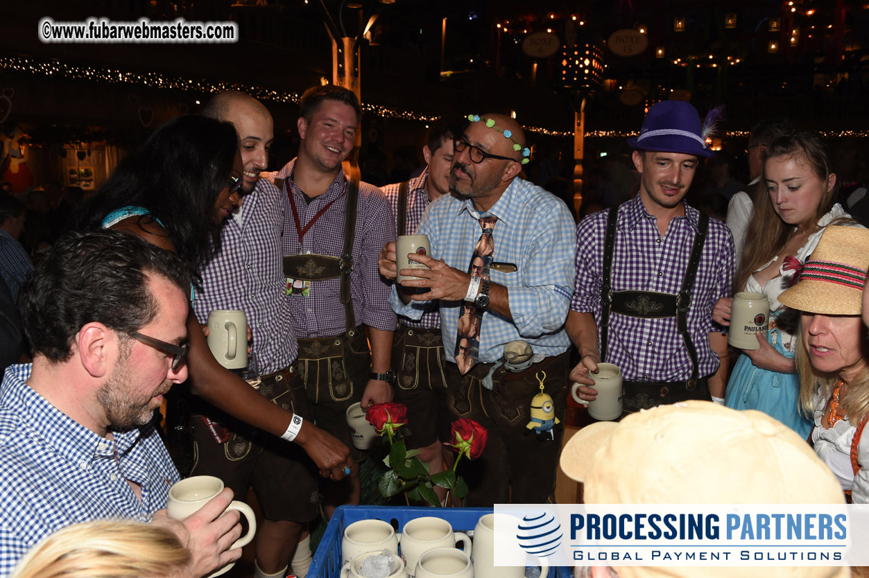 Day 1 beer tent seating