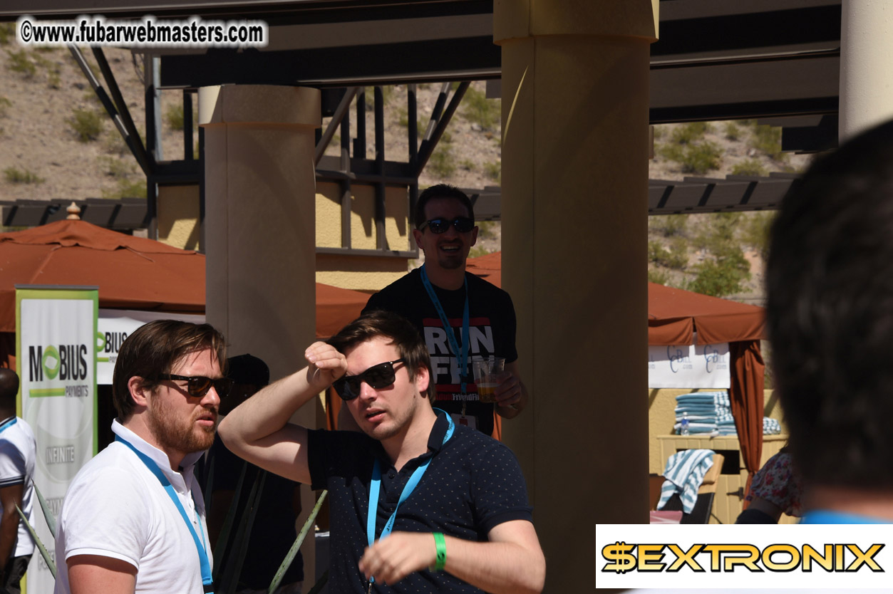 Beer Pong by the Poolside