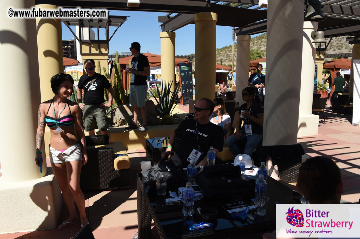 Beer Pong by the Poolside