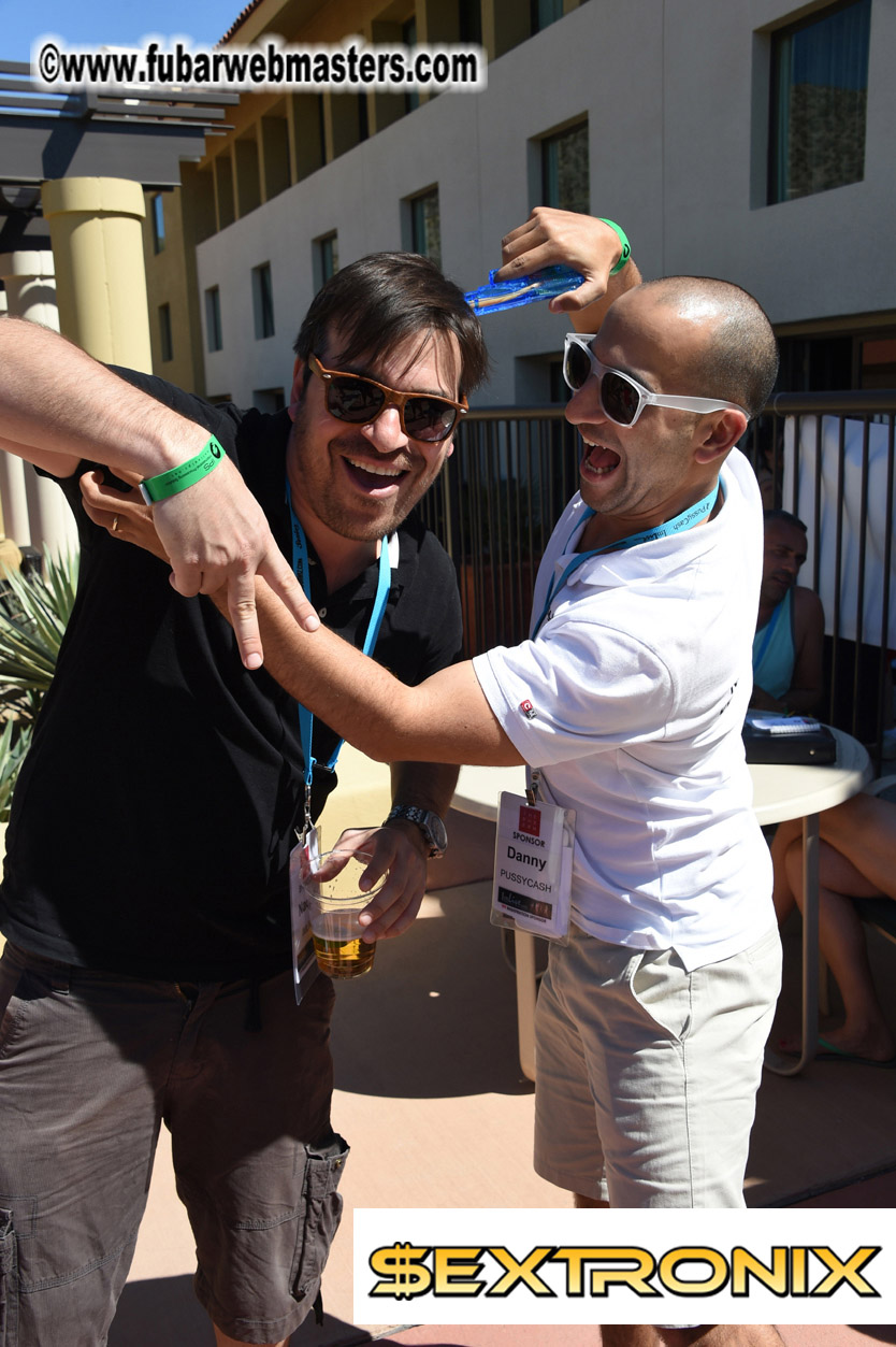 Beer Pong by the Poolside