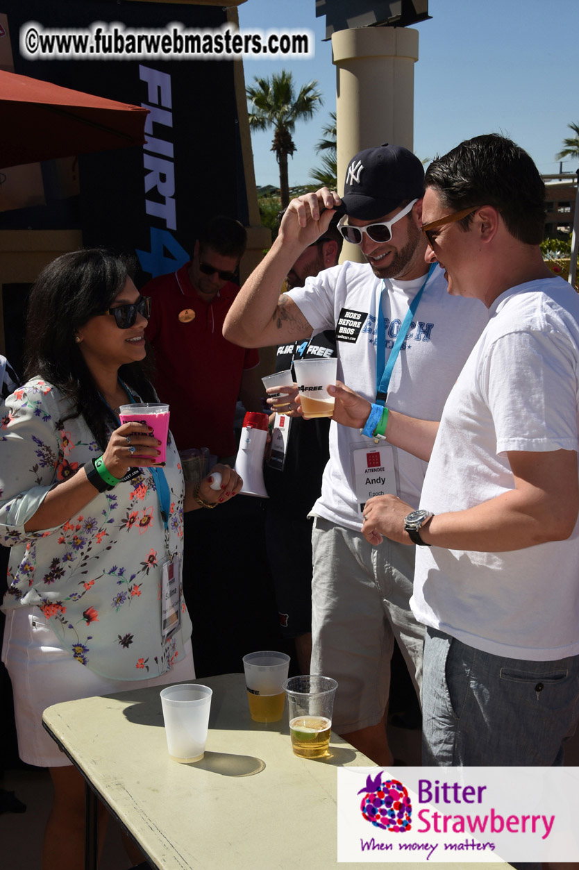 Beer Pong by the Poolside