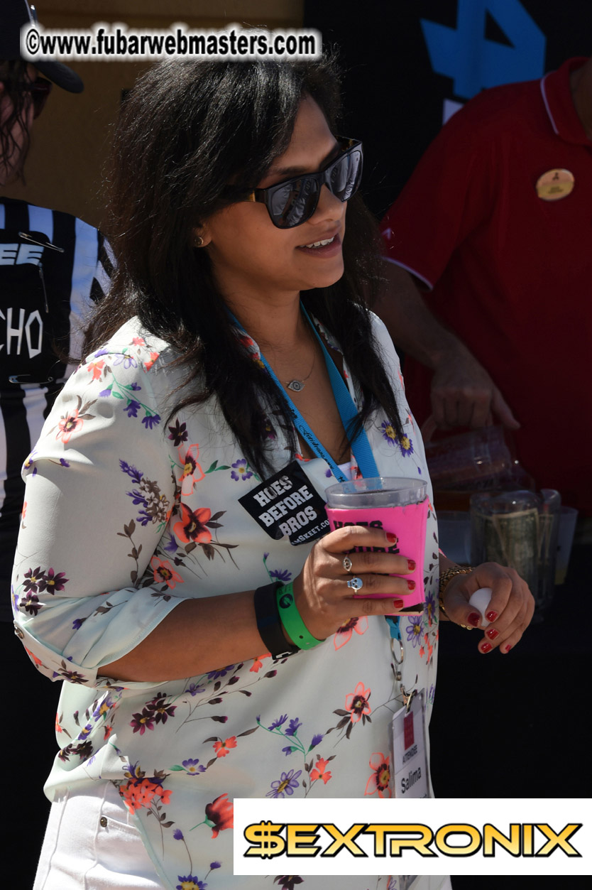 Beer Pong by the Poolside