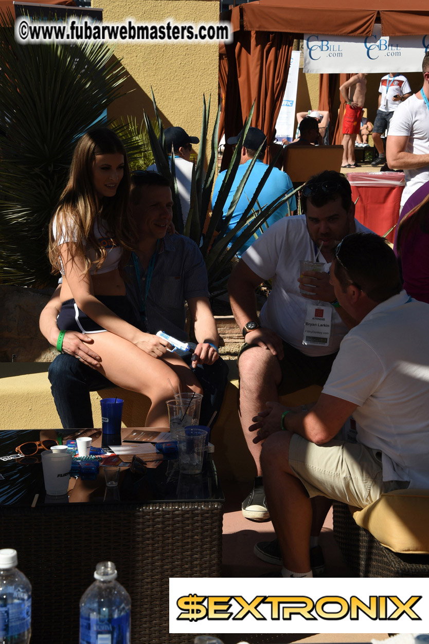 Beer Pong by the Poolside
