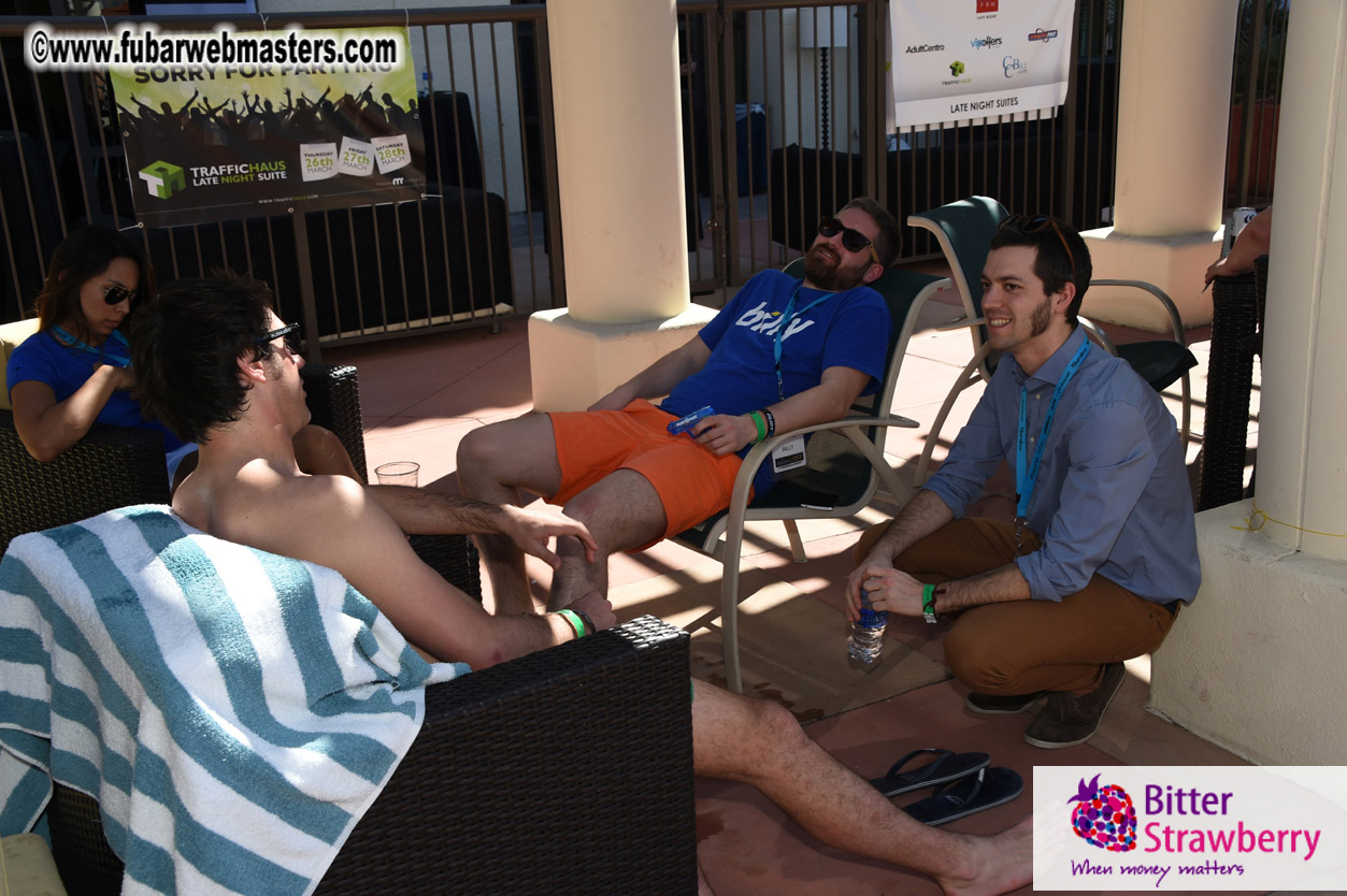 Beer Pong by the Poolside