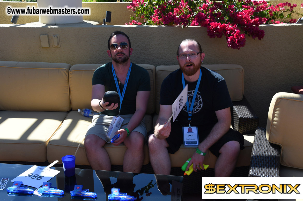 Beer Pong by the Poolside