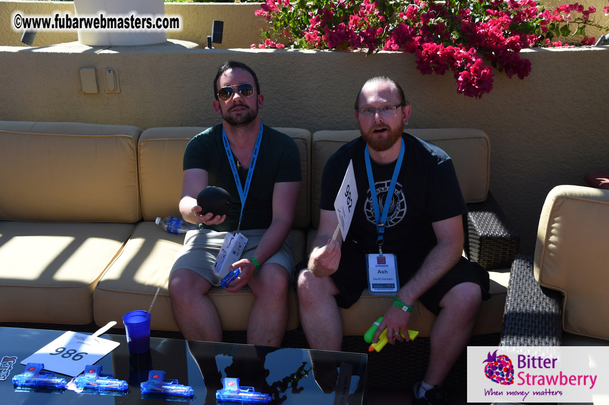 Beer Pong by the Poolside