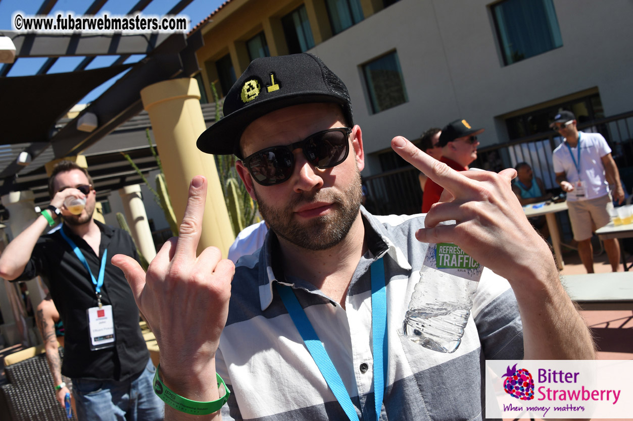 Beer Pong by the Poolside