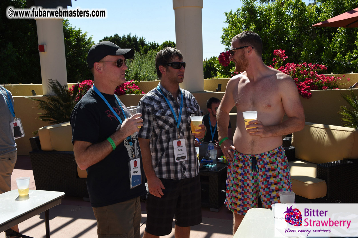 Beer Pong by the Poolside