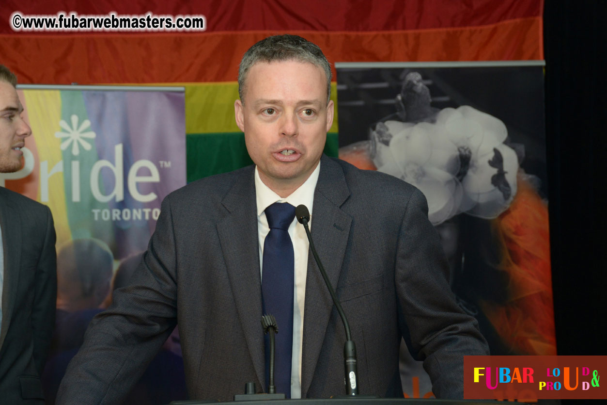 Official 2013 Pride Toronto Launch Party