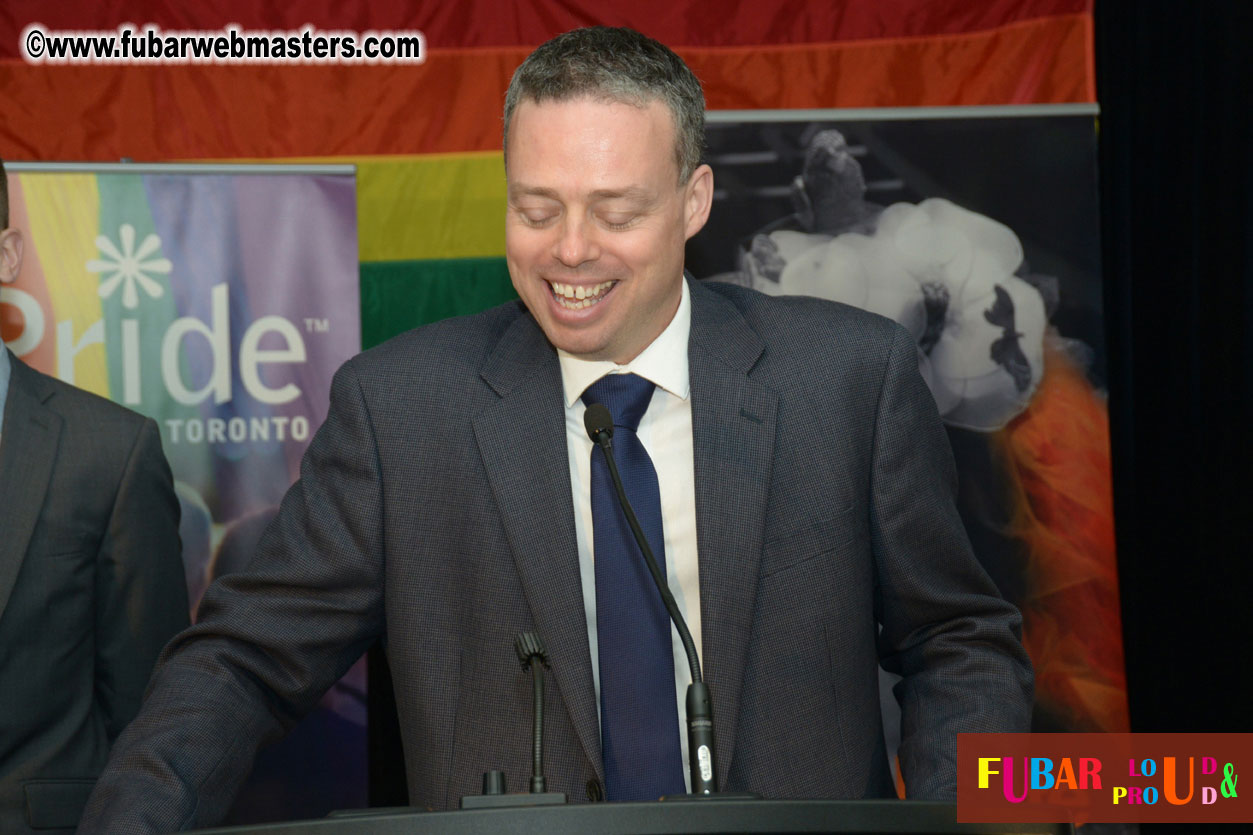 Official 2013 Pride Toronto Launch Party
