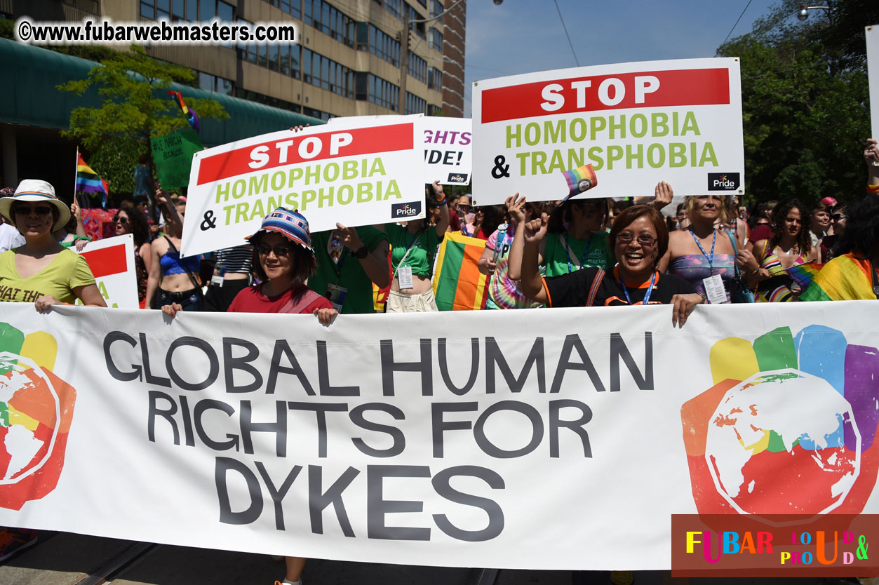 WorldPride 2014 Toronto Dyke March