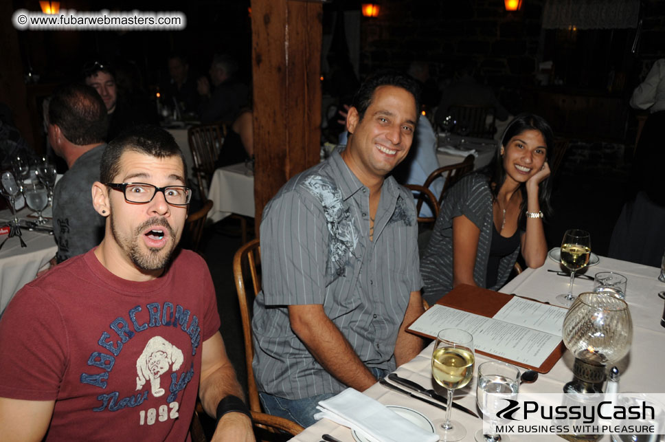 Various private dinners at Gibbys