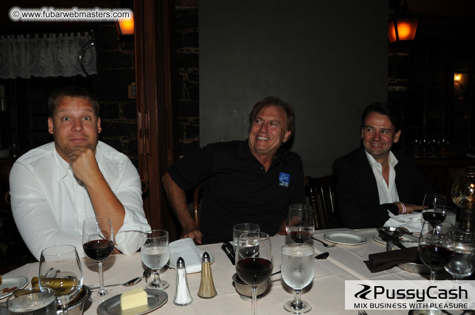 Various private dinners at Gibbys