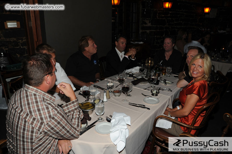 Various private dinners at Gibbys