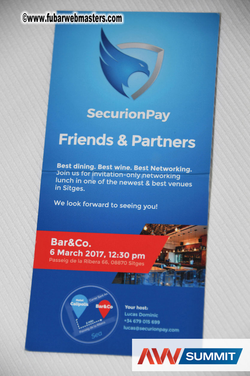 SecurionPay Friends & Partners Exclusive Event