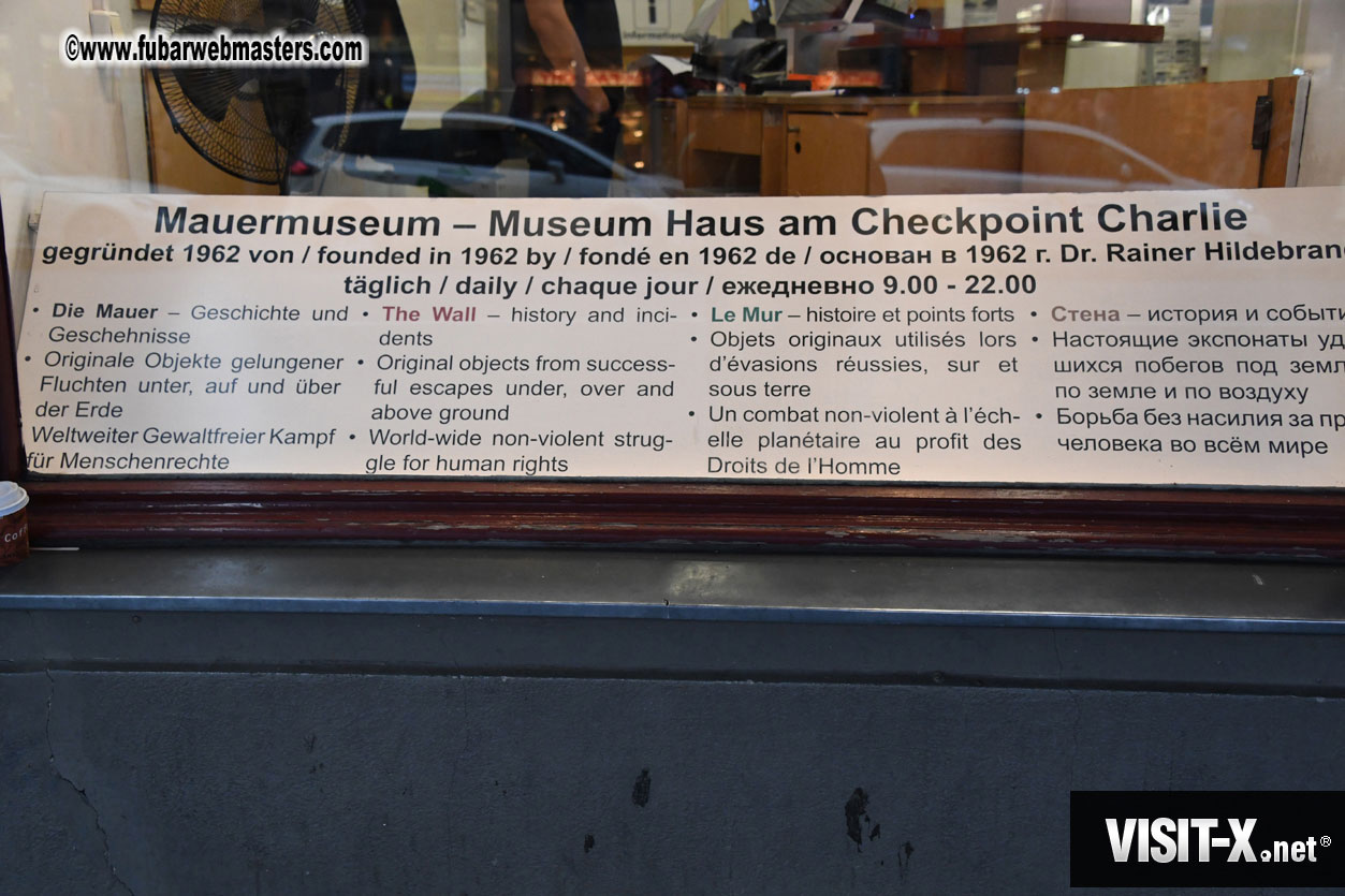 Visit to Check Point Charlie