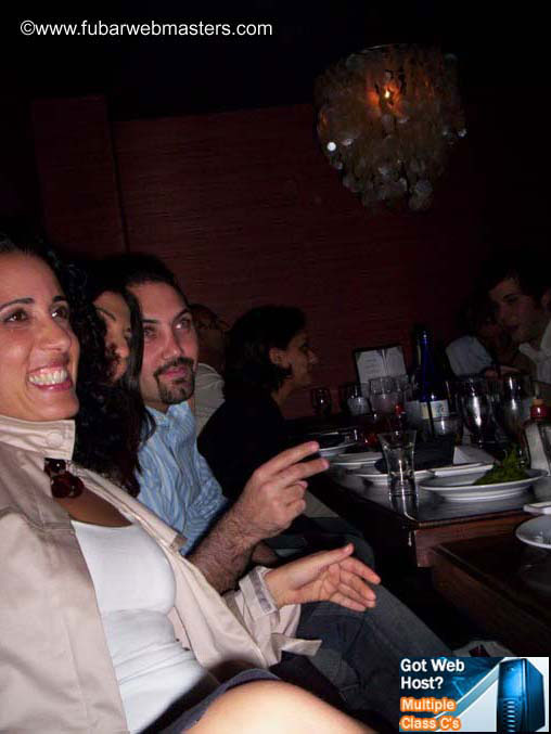 Sushi night at the Geisha House