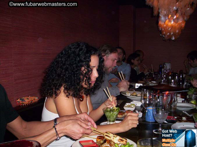 Sushi night at the Geisha House