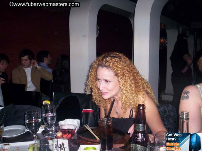 Sushi night at the Geisha House