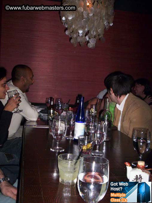 Sushi night at the Geisha House