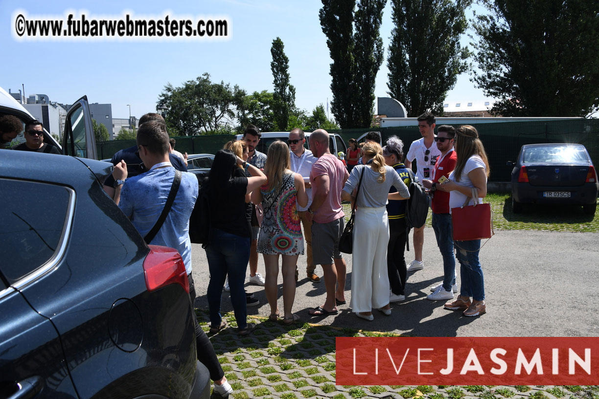 Helicopter Cross Flight over Bucharest